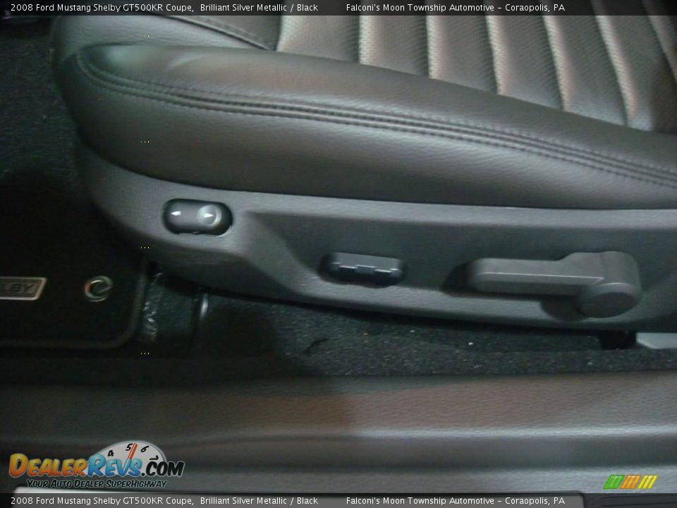 2008 Ford Mustang Shelby GT500KR Coupe Brilliant Silver Metallic / Black Photo #16