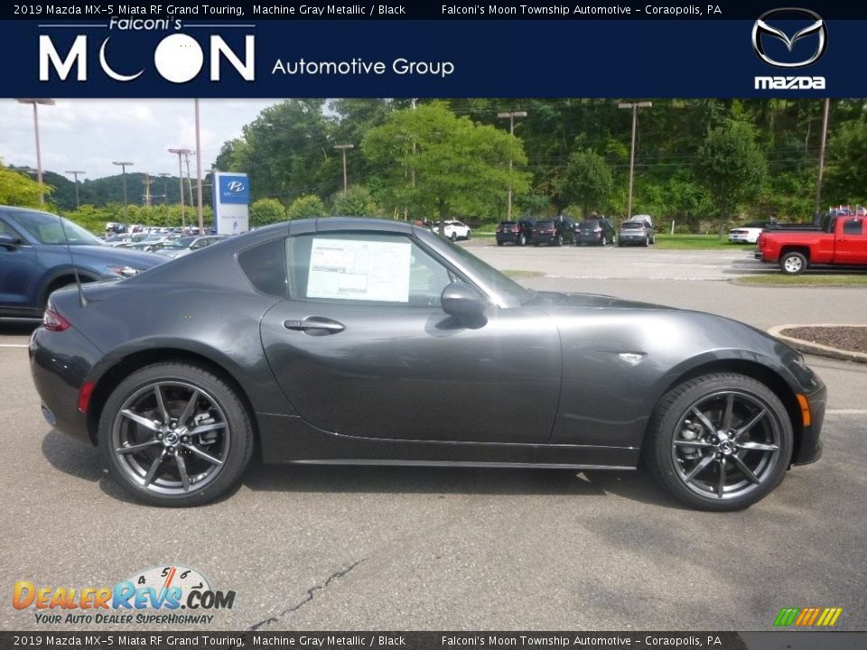 2019 Mazda MX-5 Miata RF Grand Touring Machine Gray Metallic / Black Photo #1