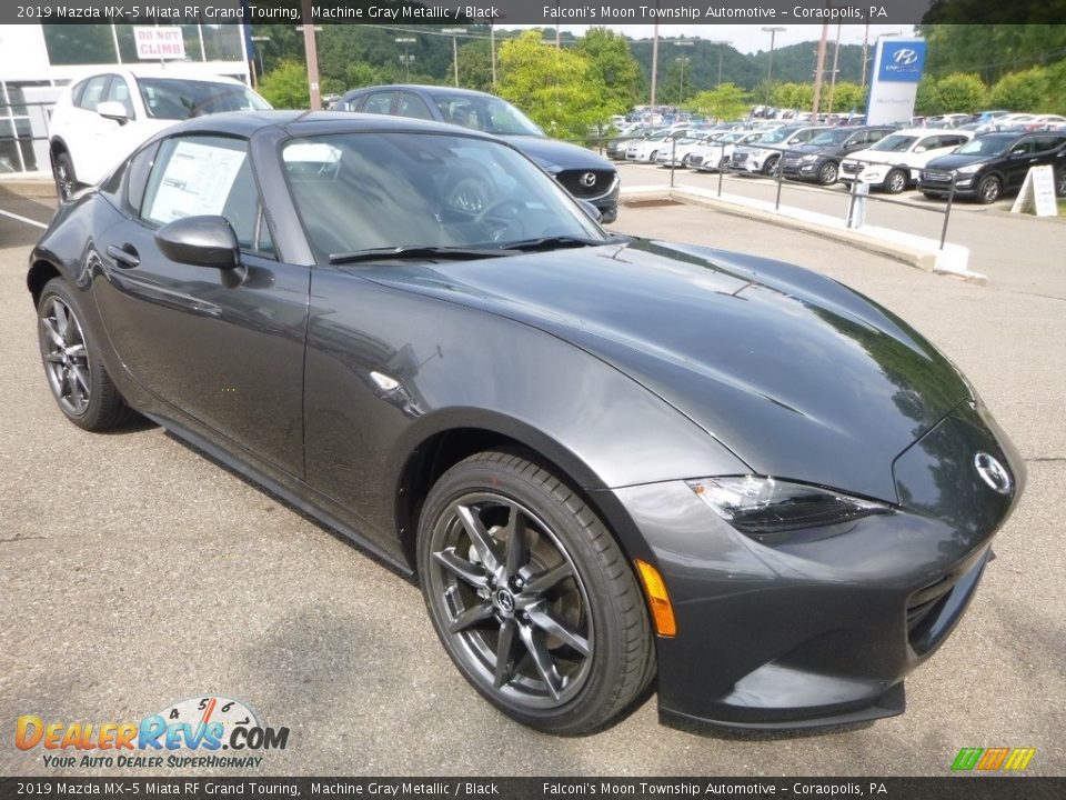 2019 Mazda MX-5 Miata RF Grand Touring Machine Gray Metallic / Black Photo #3
