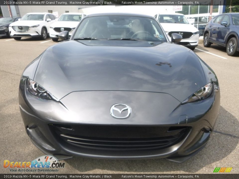 2019 Mazda MX-5 Miata RF Grand Touring Machine Gray Metallic / Black Photo #4