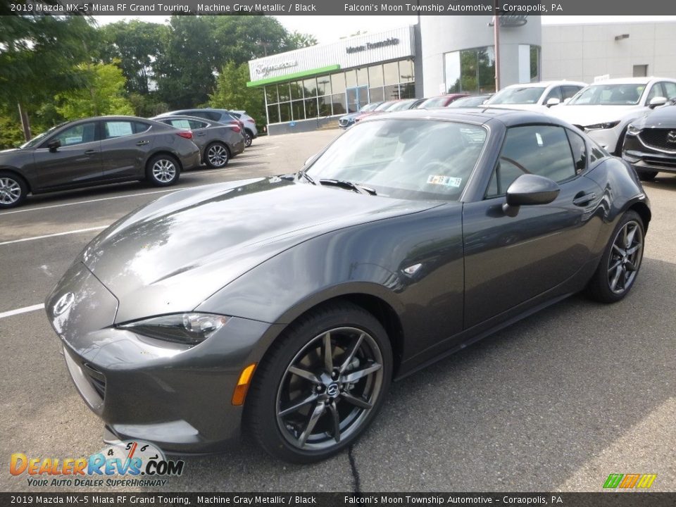2019 Mazda MX-5 Miata RF Grand Touring Machine Gray Metallic / Black Photo #5