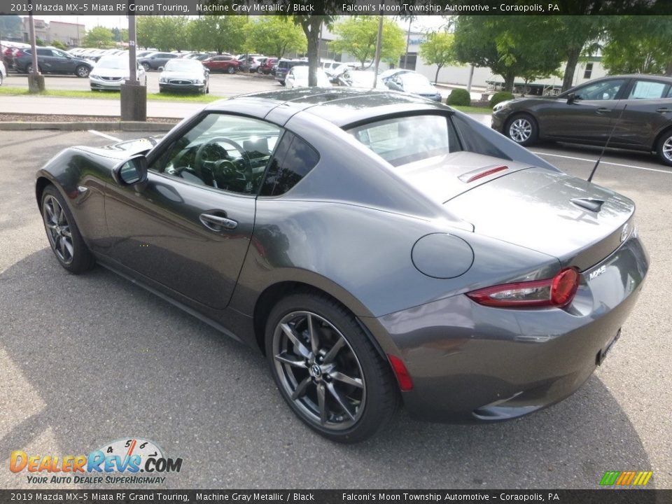 2019 Mazda MX-5 Miata RF Grand Touring Machine Gray Metallic / Black Photo #6