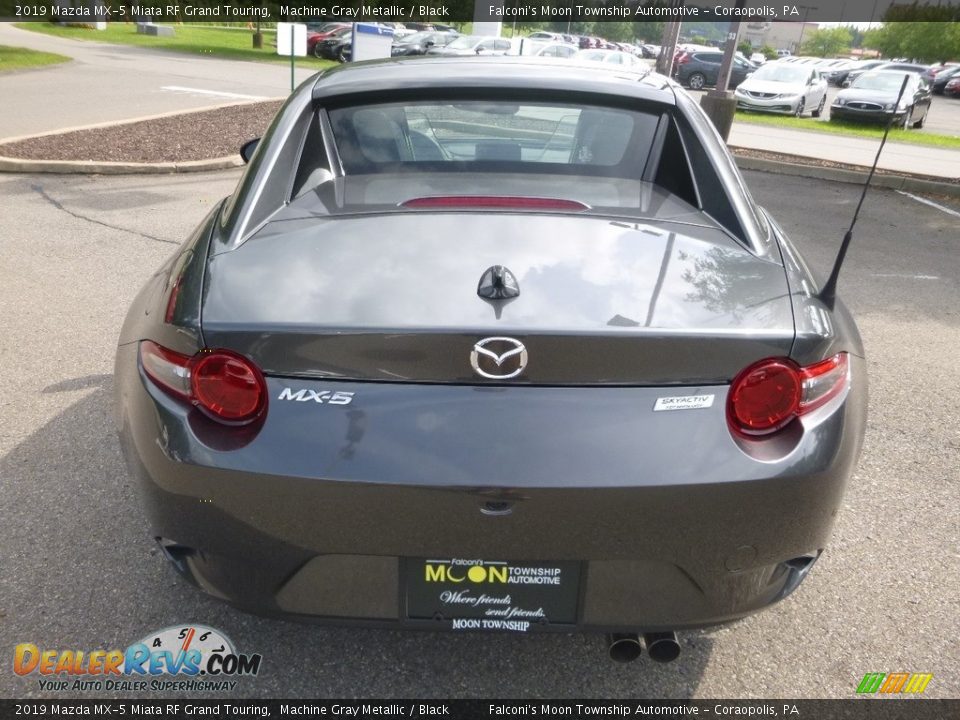 2019 Mazda MX-5 Miata RF Grand Touring Machine Gray Metallic / Black Photo #7