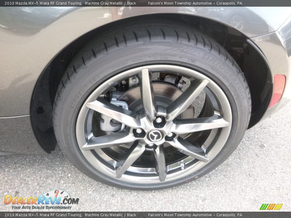 2019 Mazda MX-5 Miata RF Grand Touring Machine Gray Metallic / Black Photo #8