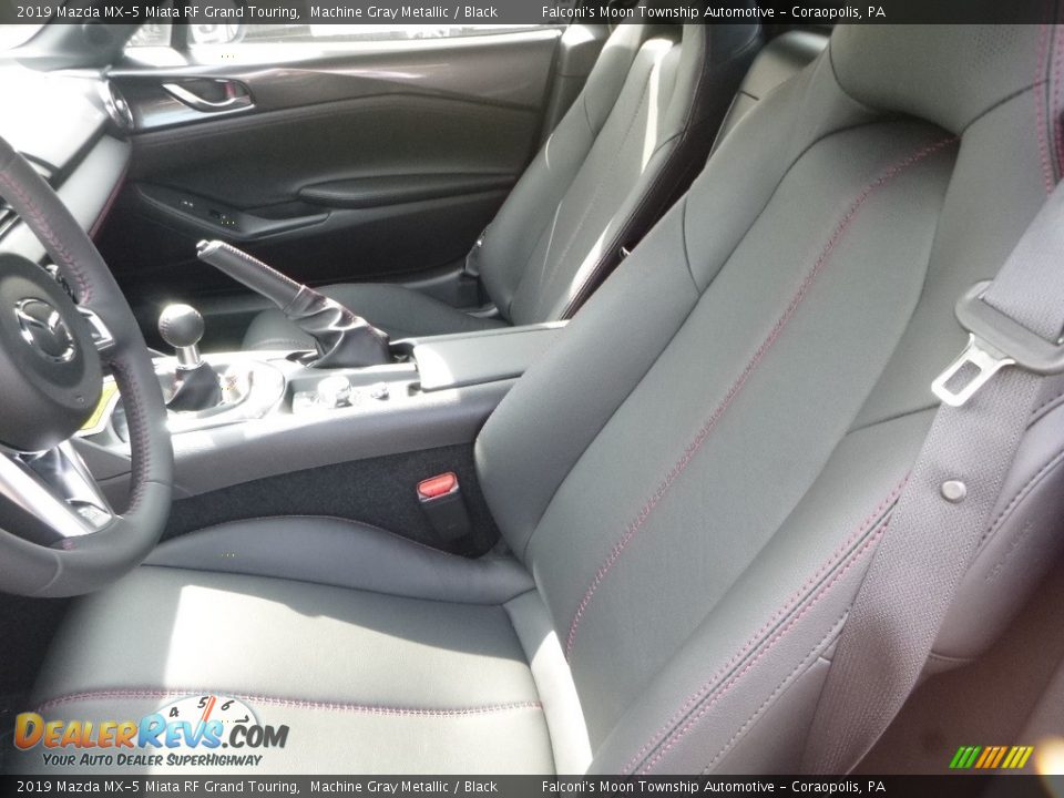 2019 Mazda MX-5 Miata RF Grand Touring Machine Gray Metallic / Black Photo #10