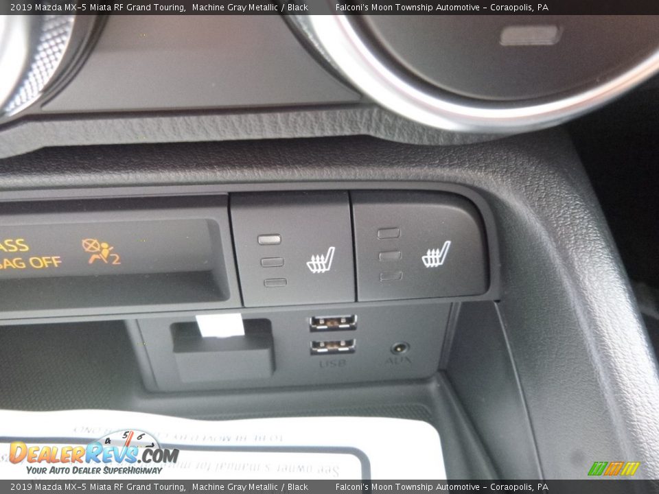 2019 Mazda MX-5 Miata RF Grand Touring Machine Gray Metallic / Black Photo #13