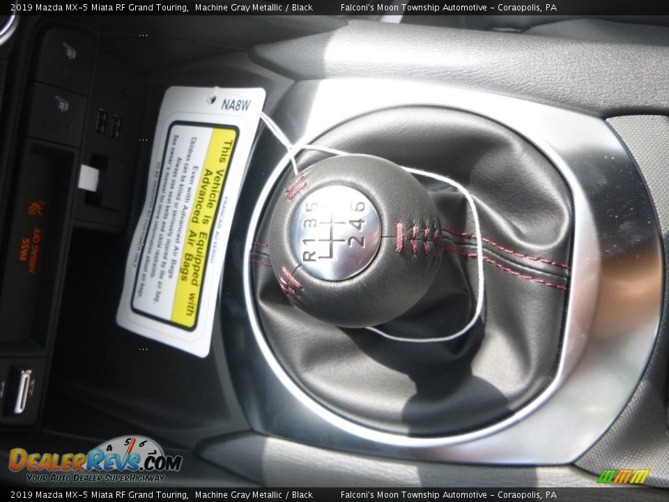 2019 Mazda MX-5 Miata RF Grand Touring Machine Gray Metallic / Black Photo #14