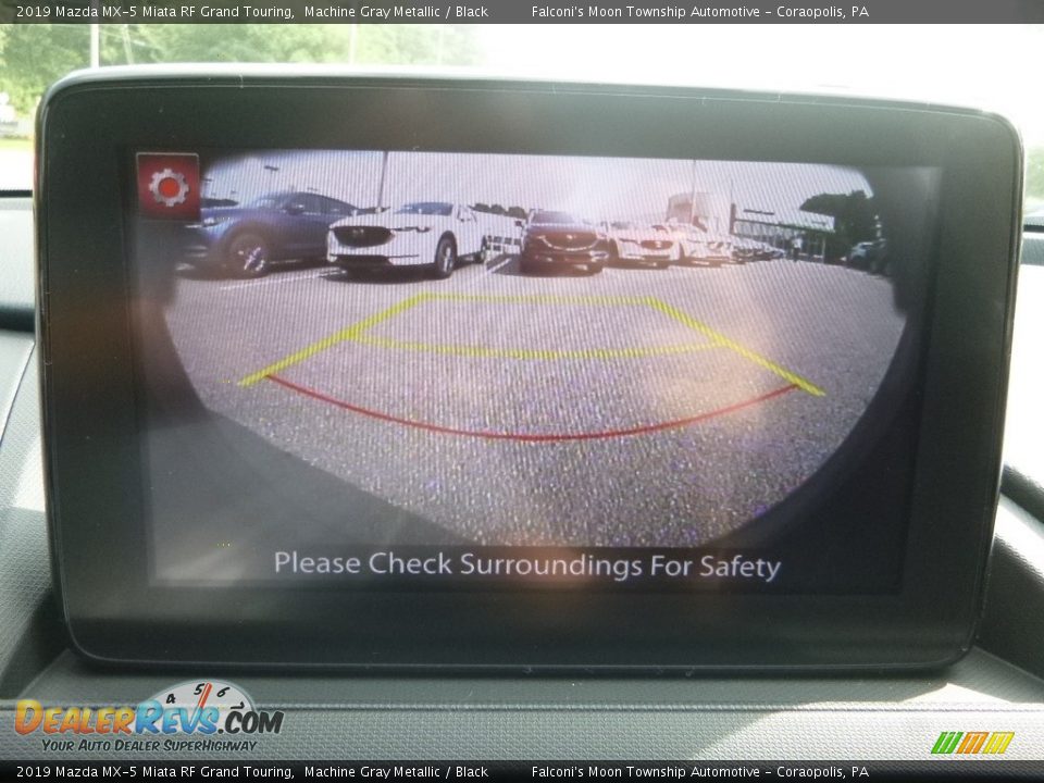 2019 Mazda MX-5 Miata RF Grand Touring Machine Gray Metallic / Black Photo #15
