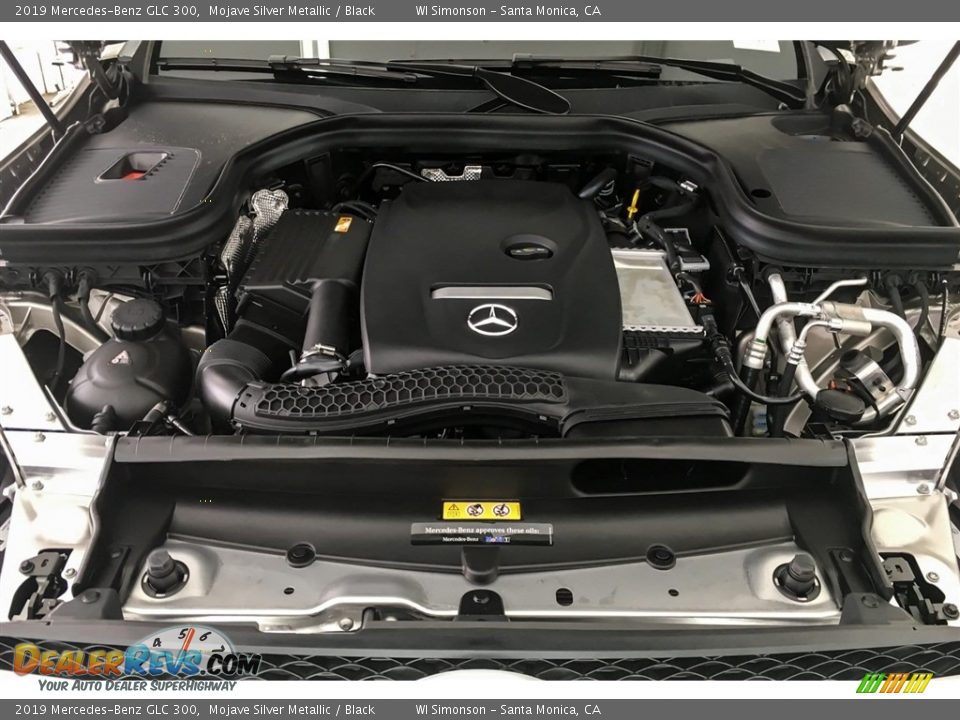 2019 Mercedes-Benz GLC 300 Mojave Silver Metallic / Black Photo #8