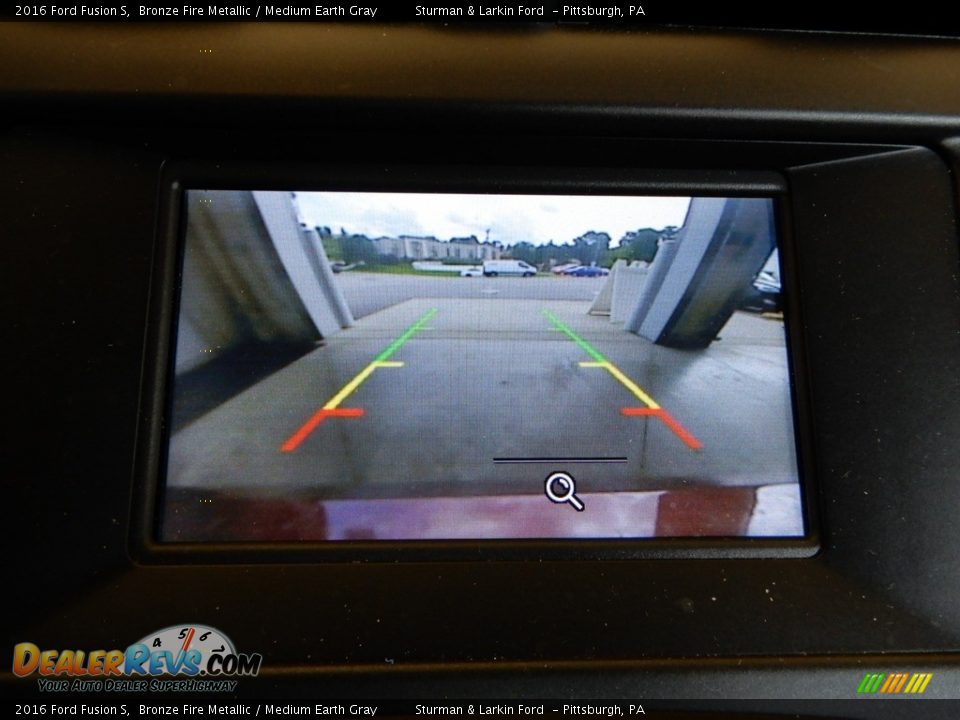 2016 Ford Fusion S Bronze Fire Metallic / Medium Earth Gray Photo #13