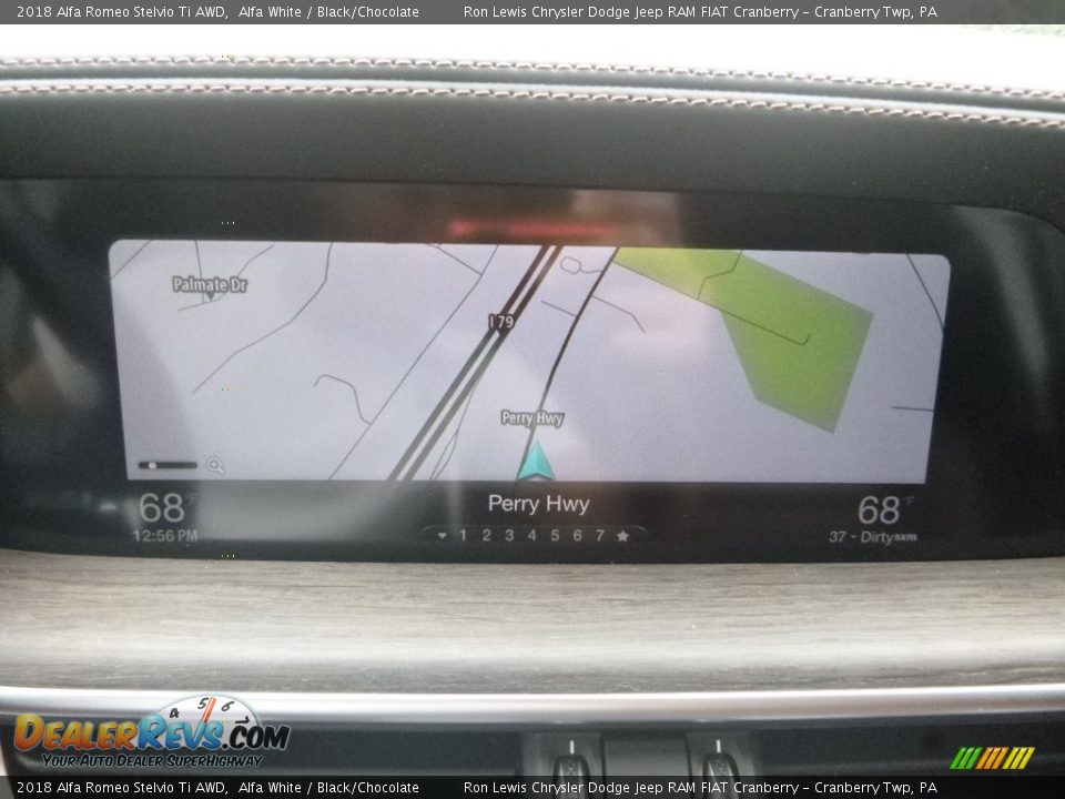 2018 Alfa Romeo Stelvio Ti AWD Alfa White / Black/Chocolate Photo #23