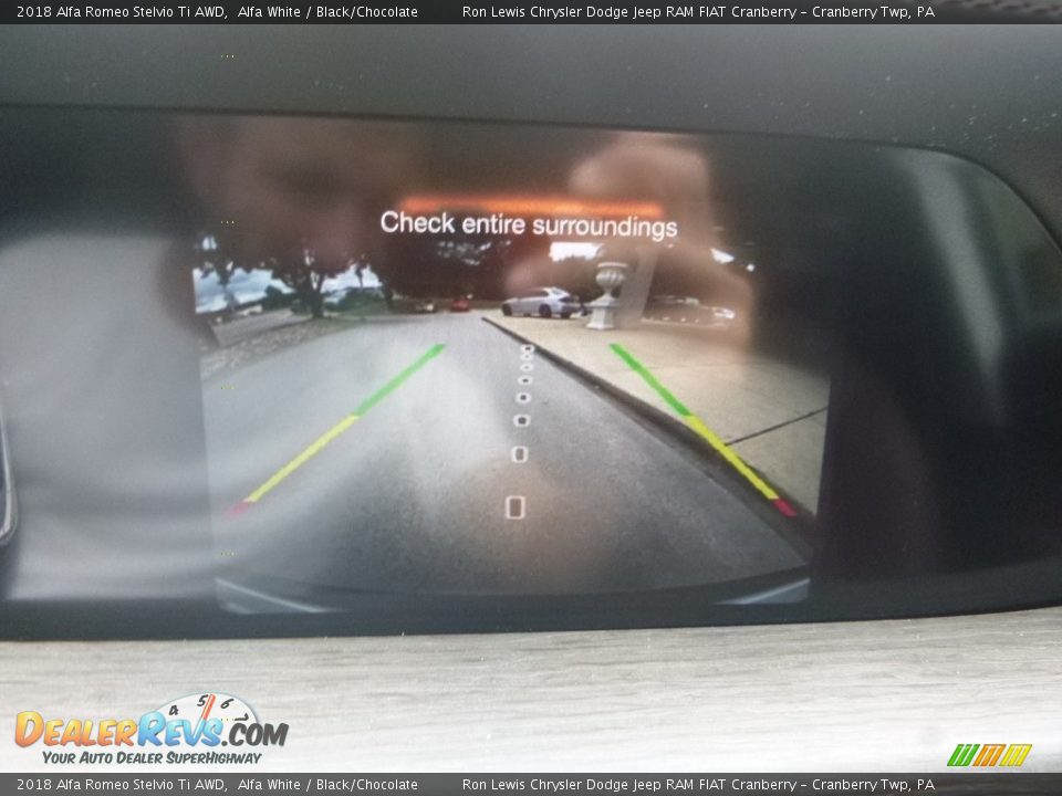 2018 Alfa Romeo Stelvio Ti AWD Alfa White / Black/Chocolate Photo #24