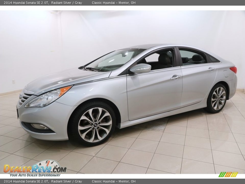 2014 Hyundai Sonata SE 2.0T Radiant Silver / Gray Photo #3