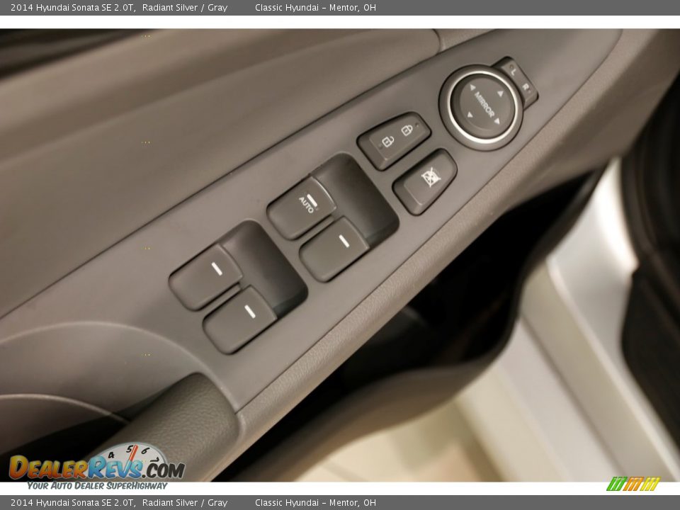 2014 Hyundai Sonata SE 2.0T Radiant Silver / Gray Photo #5