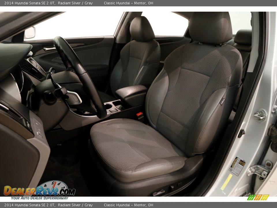 2014 Hyundai Sonata SE 2.0T Radiant Silver / Gray Photo #6