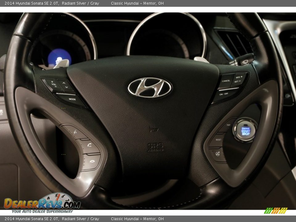 2014 Hyundai Sonata SE 2.0T Radiant Silver / Gray Photo #8