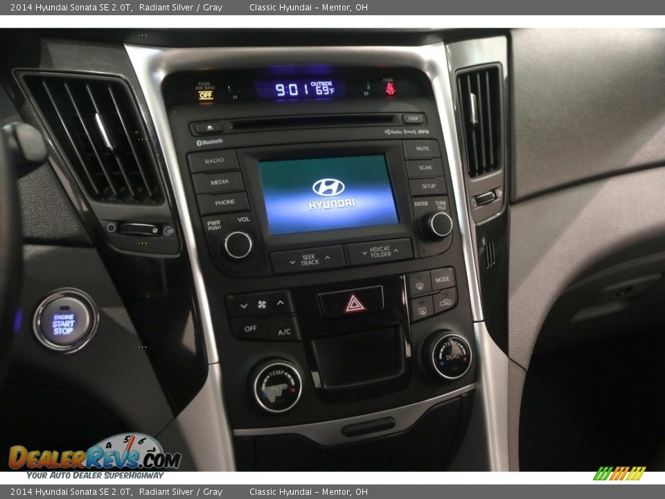 2014 Hyundai Sonata SE 2.0T Radiant Silver / Gray Photo #10