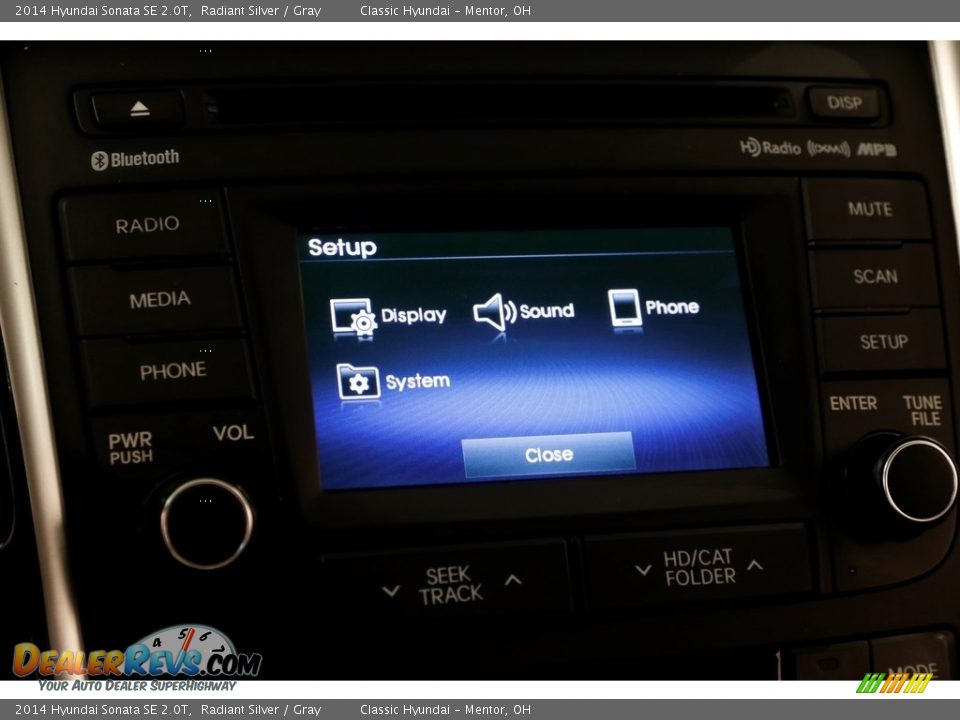 2014 Hyundai Sonata SE 2.0T Radiant Silver / Gray Photo #13