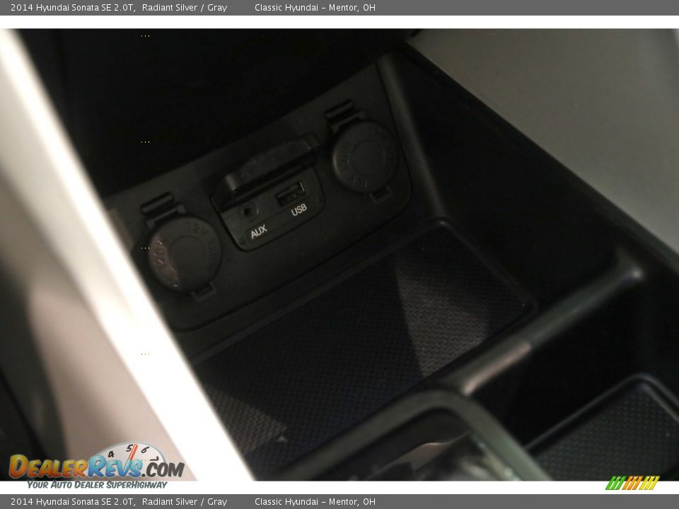 2014 Hyundai Sonata SE 2.0T Radiant Silver / Gray Photo #16