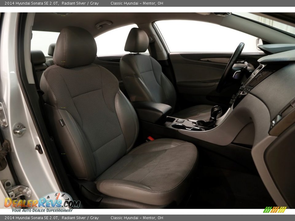 2014 Hyundai Sonata SE 2.0T Radiant Silver / Gray Photo #18