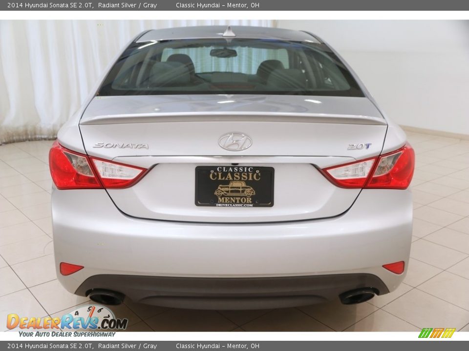 2014 Hyundai Sonata SE 2.0T Radiant Silver / Gray Photo #22