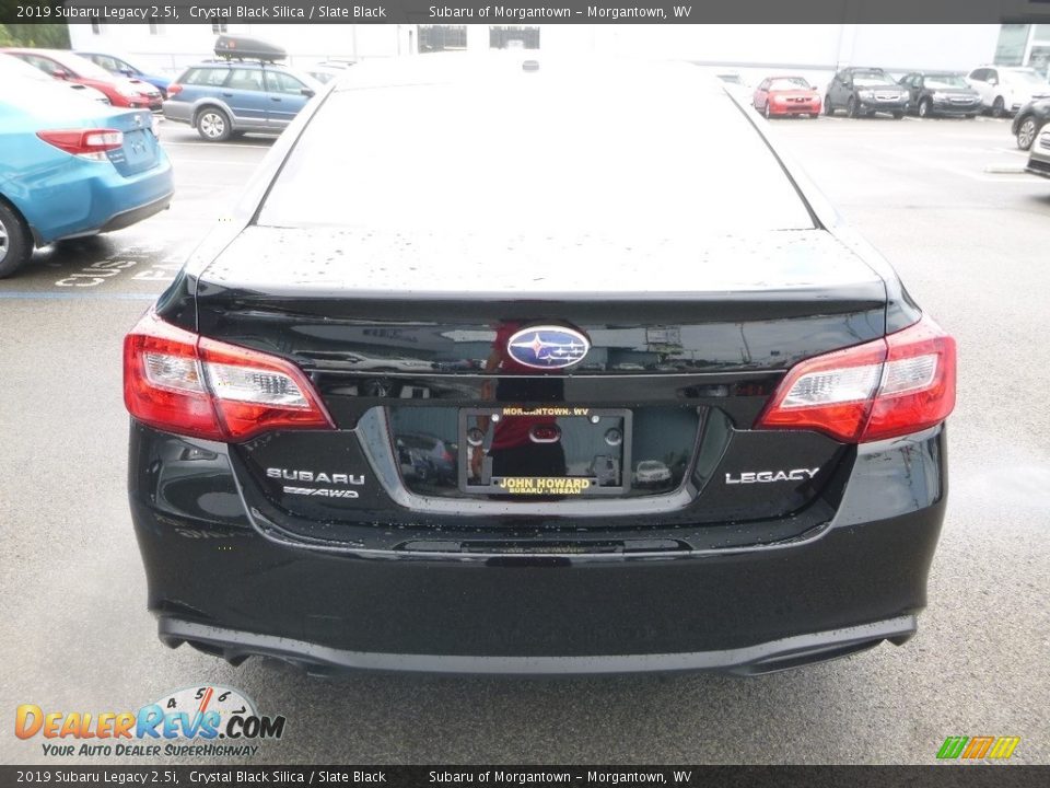 2019 Subaru Legacy 2.5i Crystal Black Silica / Slate Black Photo #5