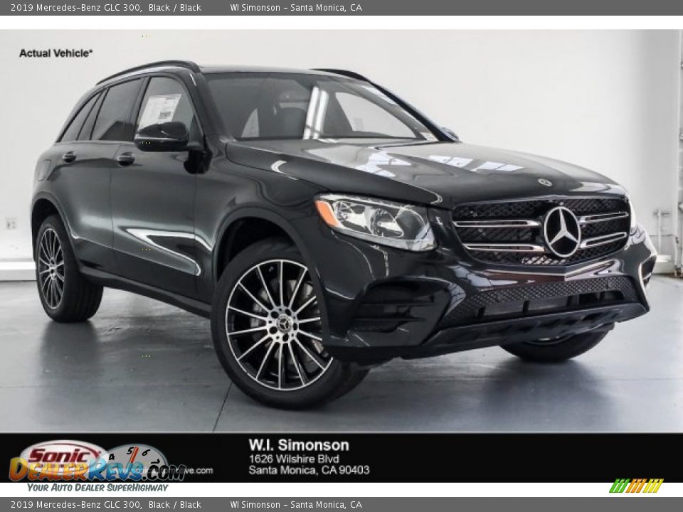 2019 Mercedes-Benz GLC 300 Black / Black Photo #1