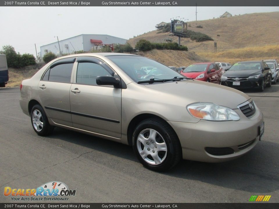 2007 Toyota Corolla CE Desert Sand Mica / Beige Photo #1