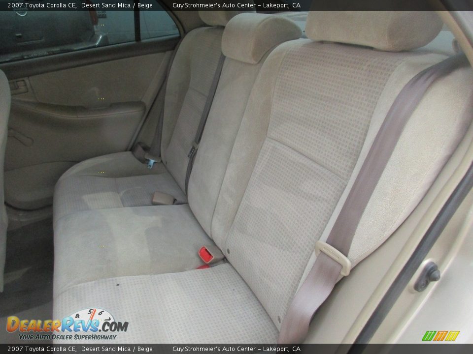 2007 Toyota Corolla CE Desert Sand Mica / Beige Photo #9