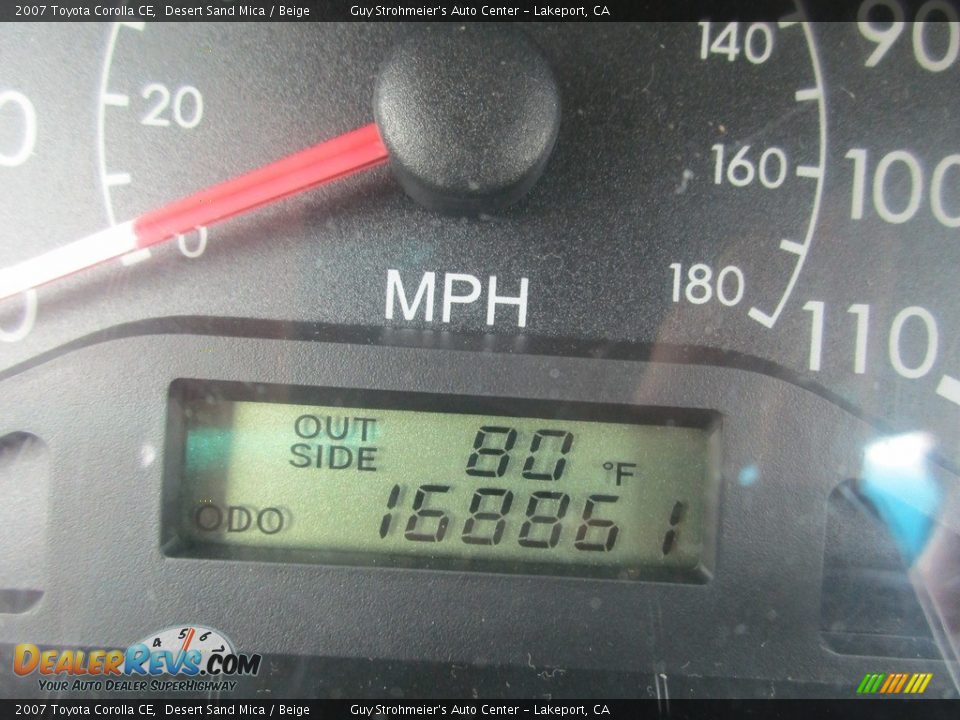 2007 Toyota Corolla CE Desert Sand Mica / Beige Photo #11