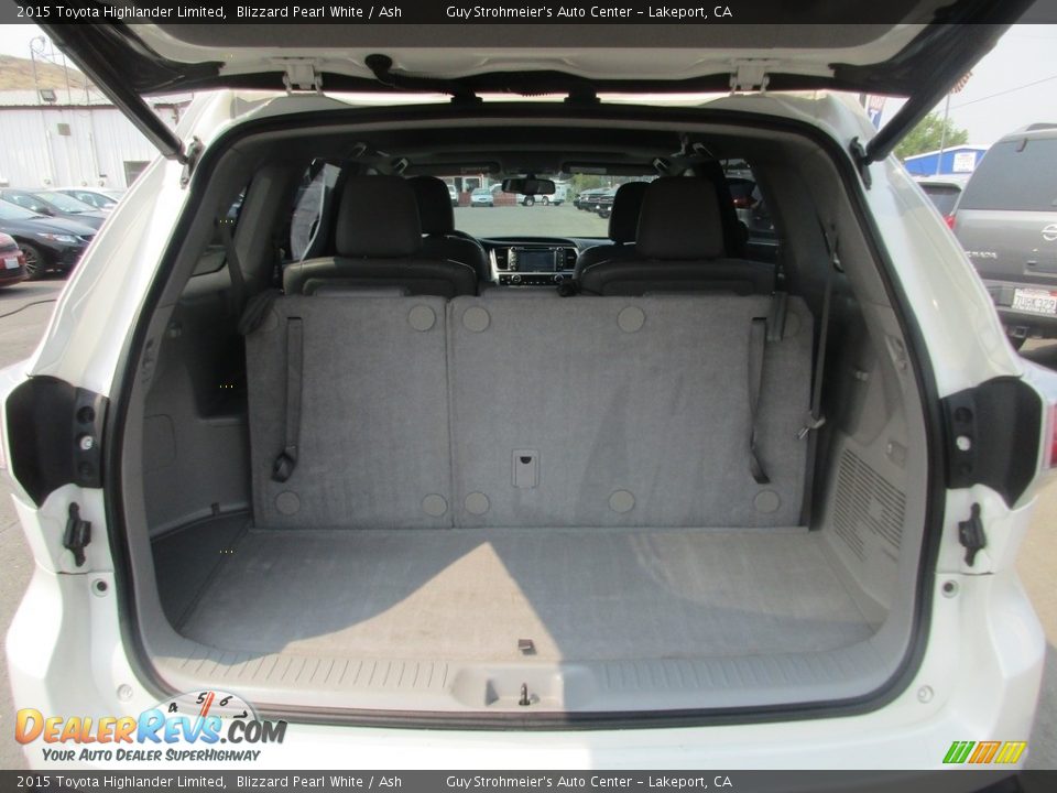 2015 Toyota Highlander Limited Blizzard Pearl White / Ash Photo #10