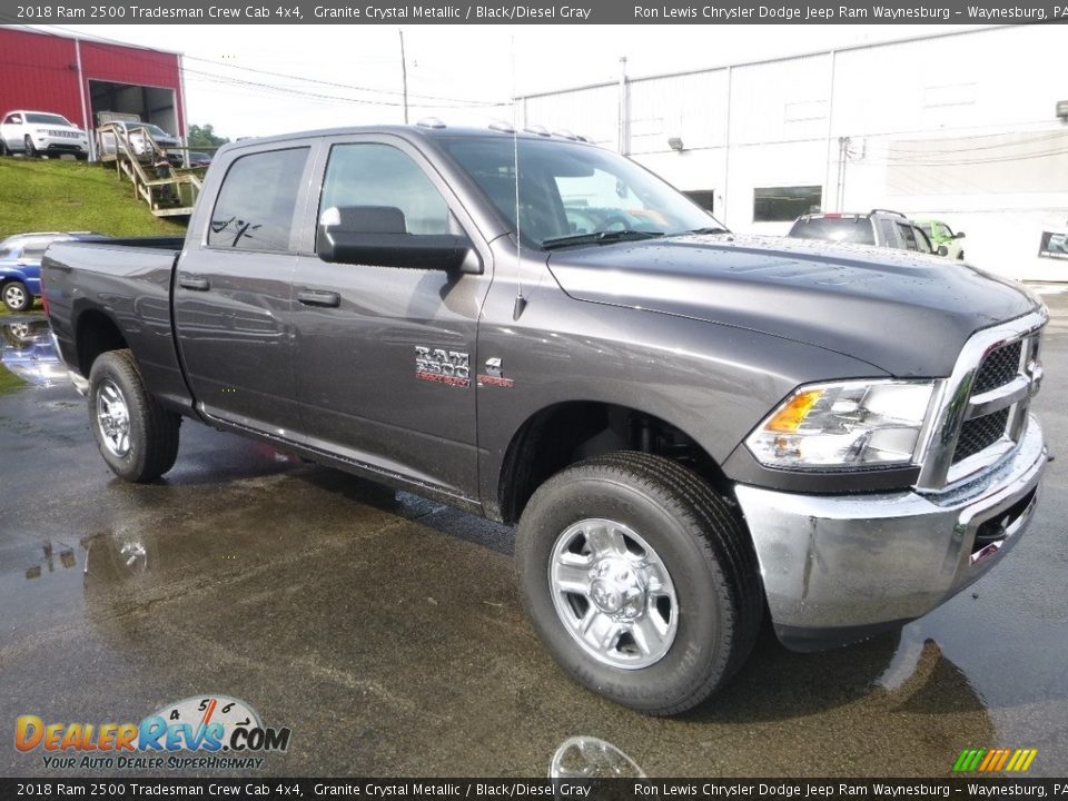 2018 Ram 2500 Tradesman Crew Cab 4x4 Granite Crystal Metallic / Black/Diesel Gray Photo #7