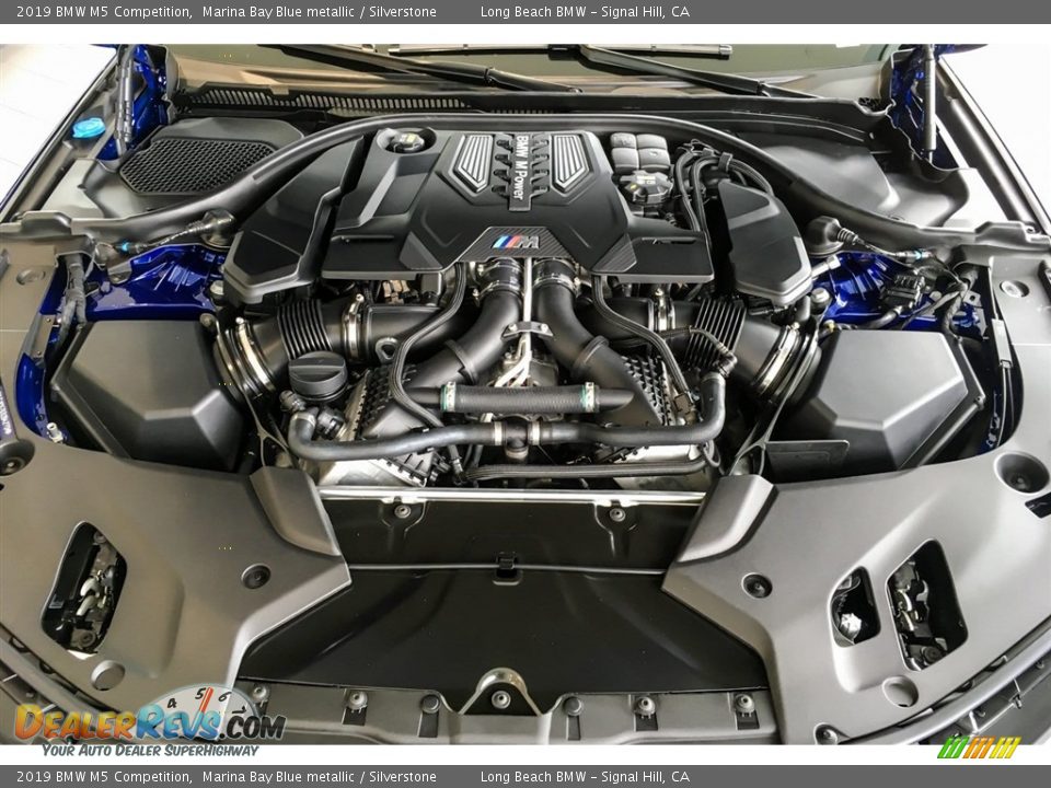 2019 BMW M5 Competition 4.4 Liter M TwinPower Turbocharged DOHC 32-Valve VVT V8 Engine Photo #8