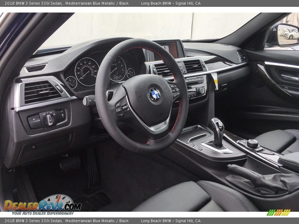 2018 BMW 3 Series 330i Sedan Mediterranean Blue Metallic / Black Photo #4