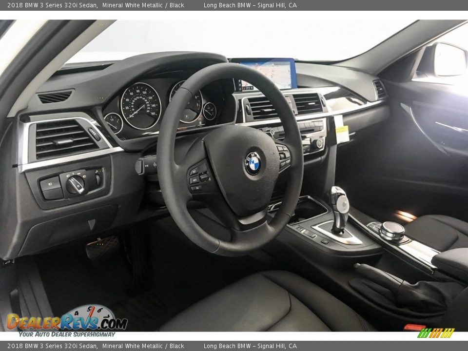 2018 BMW 3 Series 320i Sedan Mineral White Metallic / Black Photo #4