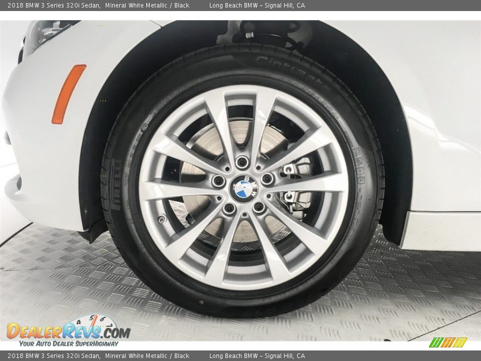 2018 BMW 3 Series 320i Sedan Mineral White Metallic / Black Photo #9