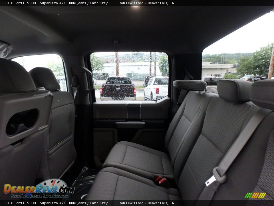 2018 Ford F150 XLT SuperCrew 4x4 Blue Jeans / Earth Gray Photo #11
