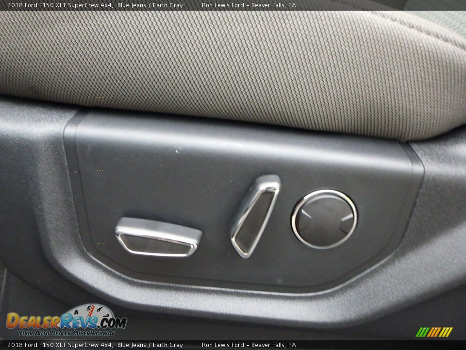 2018 Ford F150 XLT SuperCrew 4x4 Blue Jeans / Earth Gray Photo #14