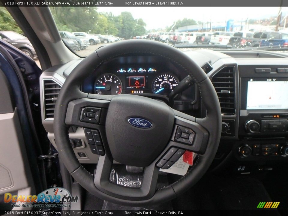 2018 Ford F150 XLT SuperCrew 4x4 Blue Jeans / Earth Gray Photo #16