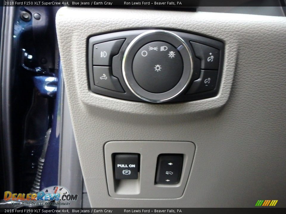 2018 Ford F150 XLT SuperCrew 4x4 Blue Jeans / Earth Gray Photo #17