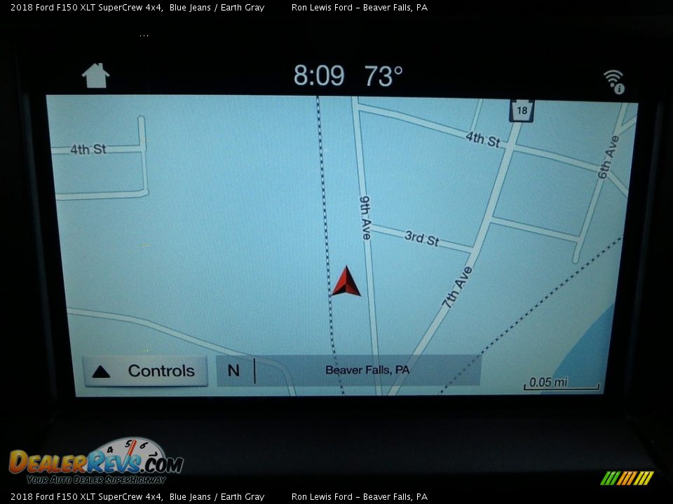 2018 Ford F150 XLT SuperCrew 4x4 Blue Jeans / Earth Gray Photo #20