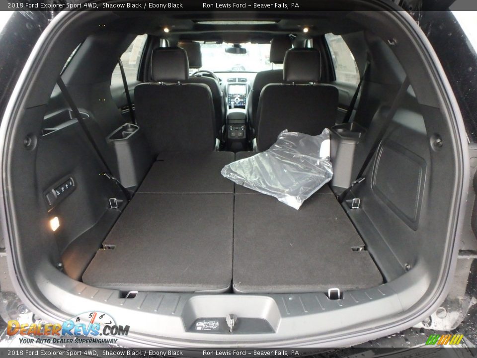 2018 Ford Explorer Sport 4WD Shadow Black / Ebony Black Photo #4