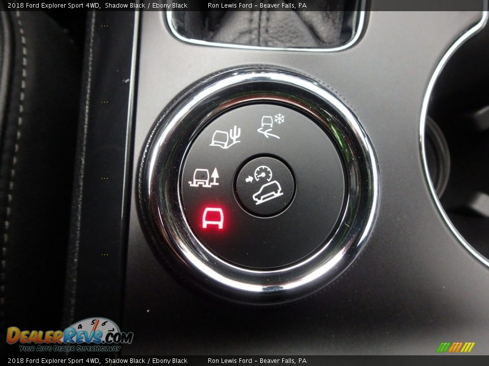2018 Ford Explorer Sport 4WD Shadow Black / Ebony Black Photo #18