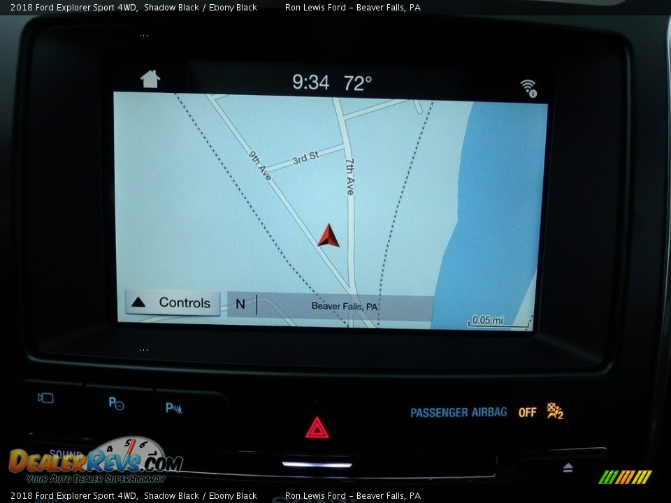 2018 Ford Explorer Sport 4WD Shadow Black / Ebony Black Photo #20