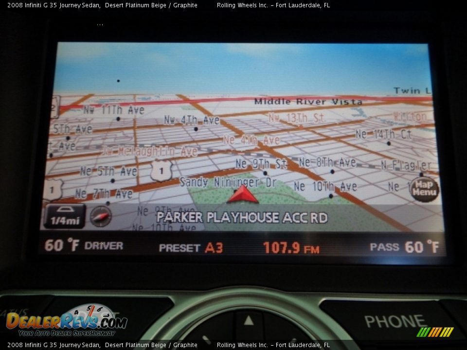 2008 Infiniti G 35 Journey Sedan Desert Platinum Beige / Graphite Photo #2