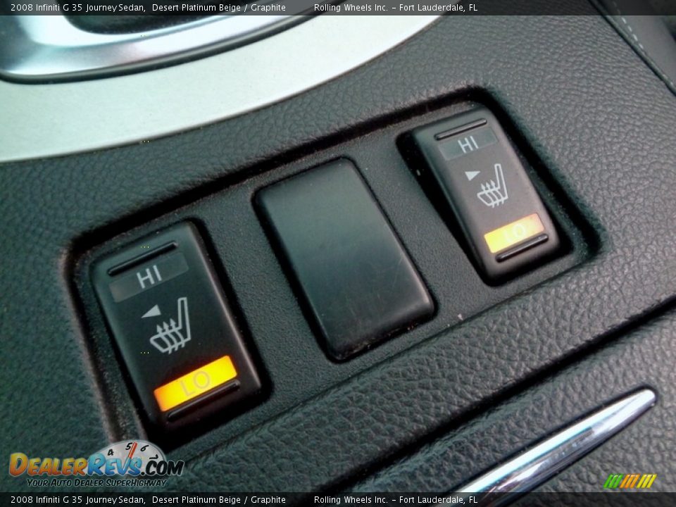 2008 Infiniti G 35 Journey Sedan Desert Platinum Beige / Graphite Photo #4