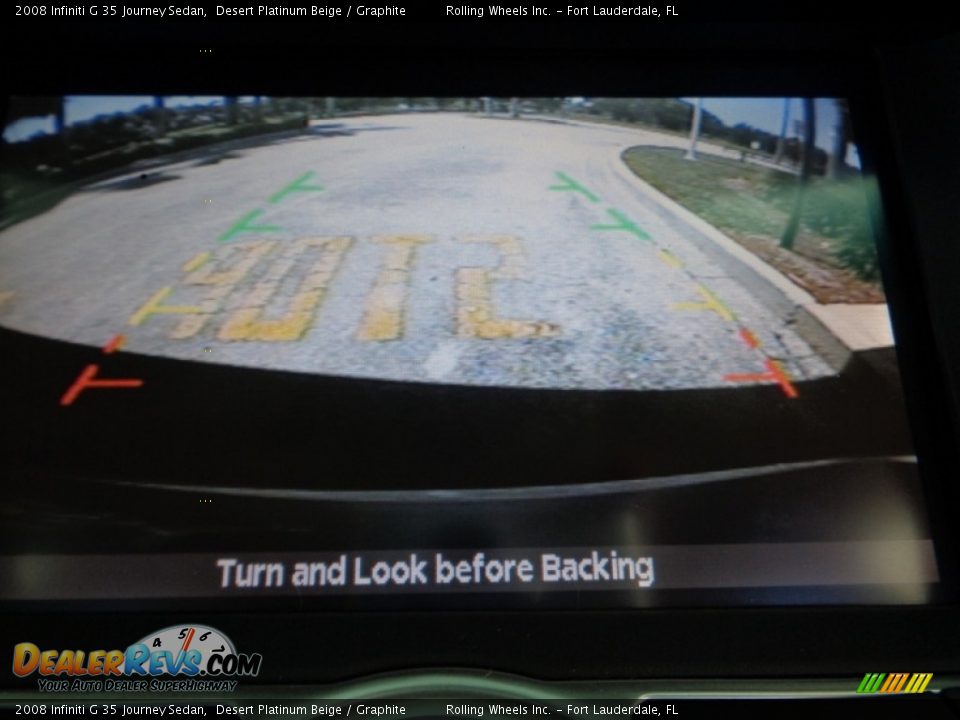 2008 Infiniti G 35 Journey Sedan Desert Platinum Beige / Graphite Photo #8