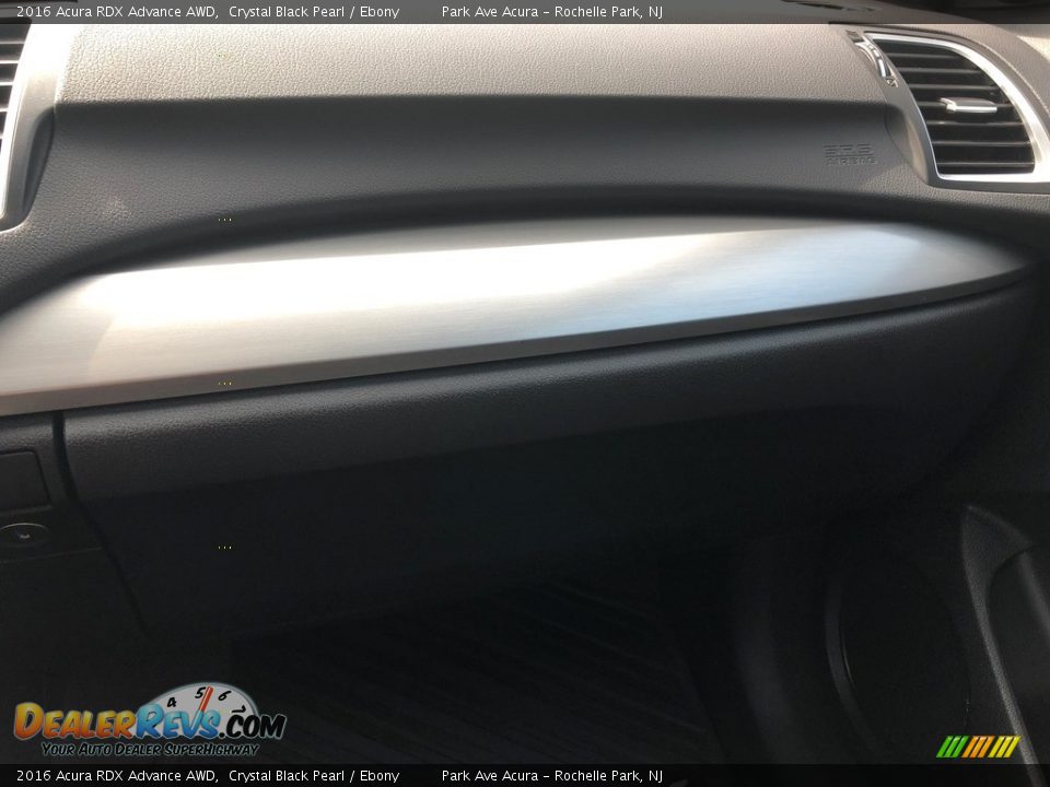 2016 Acura RDX Advance AWD Crystal Black Pearl / Ebony Photo #17