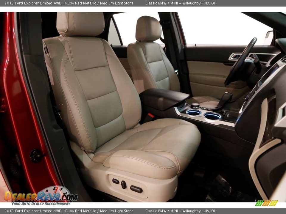 2013 Ford Explorer Limited 4WD Ruby Red Metallic / Medium Light Stone Photo #22