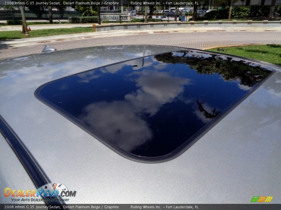 2008 Infiniti G 35 Journey Sedan Desert Platinum Beige / Graphite Photo #24